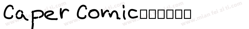 Caper Comic字体转换